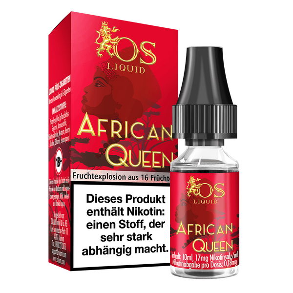 OS Liquid Nikotinsalz - African Queen - Liquid 17mg