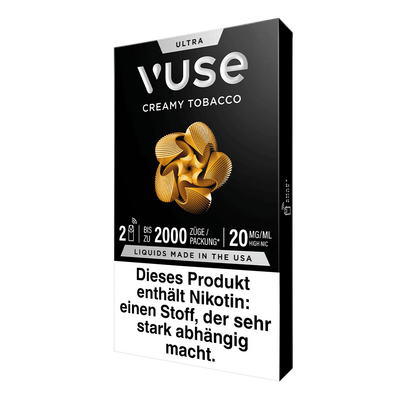 2x Vuse Ultra Pods Creamy Tobacco 20mg