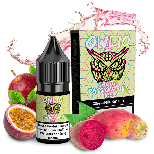 Liquid Cactus Passionsfrucht Ice - OWLIQ Nikotinsalz 20mg