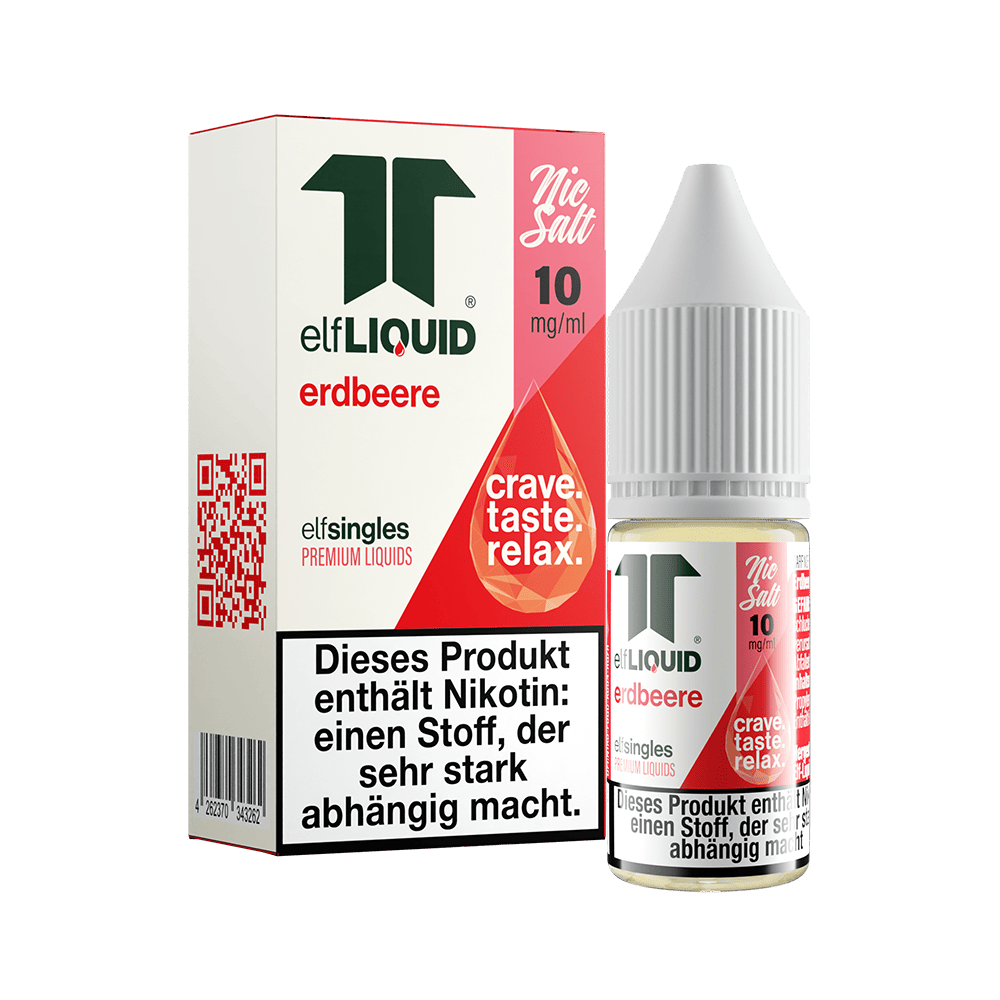 Elf-Liquid - Erdbeere - Nikotinsalz Liquid 10mg