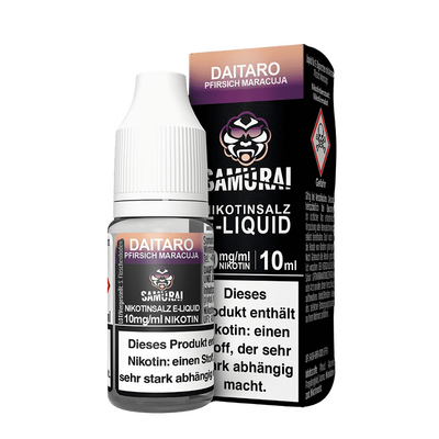 Liquid Daitaro Pfirsich Maracuja - Samurai Nikotinsalz