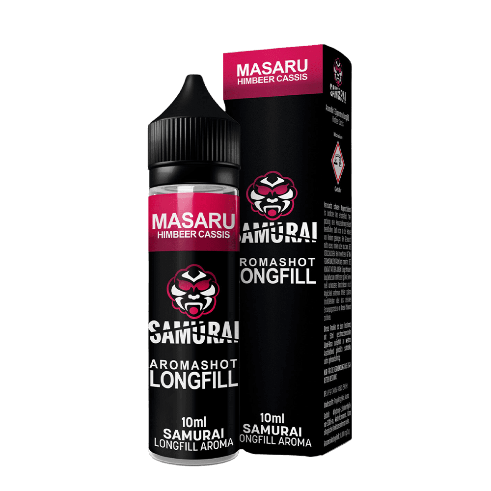 Aroma Masaru Himbeer Cassis - Samurai Aroma Masaru Himbeer Cassis - Samurai