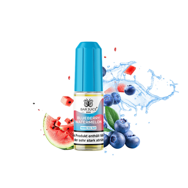 Bar Juice 5000 Nikotinsalz - Blueberry Watermelon - Liquid 10mg 10ml  C