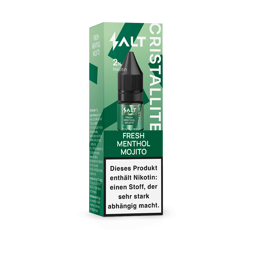 SALT Cristallite Nikotinsalz - Fresh Menthol Moijto - 10ml Liquid 20mg  C
