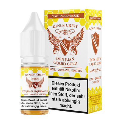 Kings Crest Nikotinsalz - Don Juan Liquid Gold - 20mg