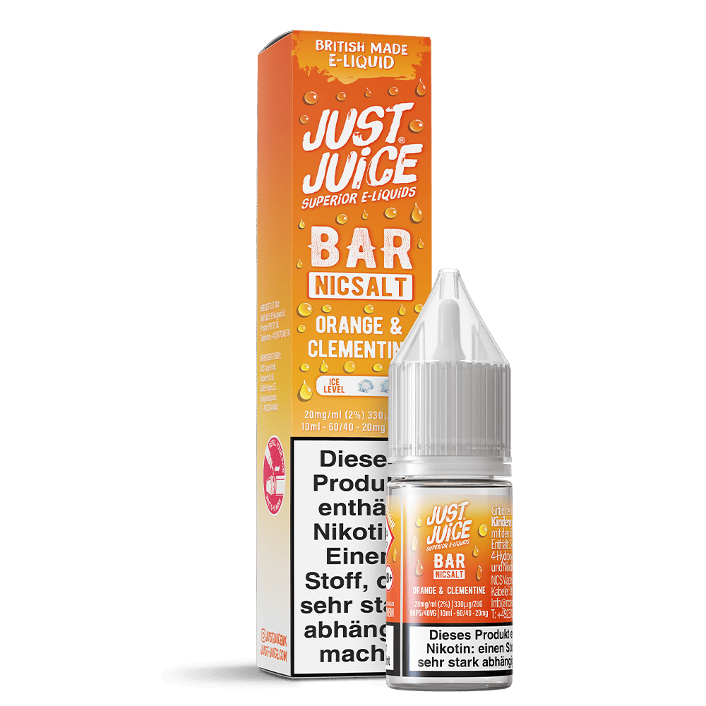Liquid Orange & Clementine - Just Juice Bar Nikotinsalz 20mg