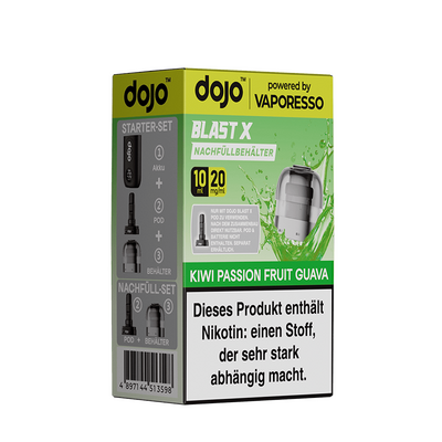 Vaporesso DOJO Blast X Kiwi Passionfruit Guava Pod 20mg 10ml