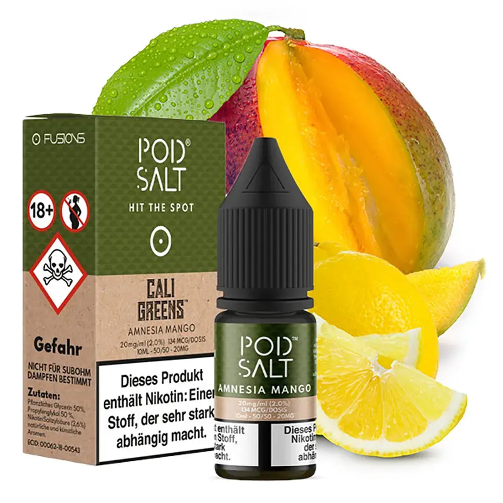 Liquid Amnesia Mango - Pod Salt Fusion Nikotinsalz Liquid Amnesia Mango - Pod Salt Fusion Nikotinsalz