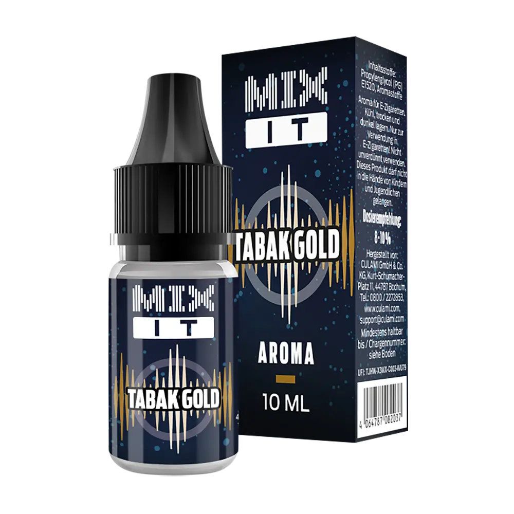 Mix It Aroma - Tabak-Typ Gold - 10ml Mix It Aroma - Tabak-Typ Gold - 10ml