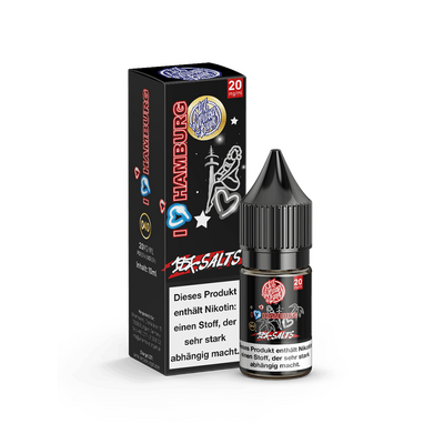 187 Strassenbande Nikotinsalz - I Love Hamburg - 10ml Liquid 20mg  C