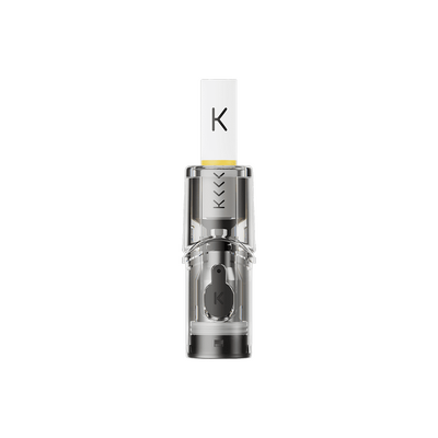 KIWI Spark - Pod inkl. Cotton Filter Tip 0,8 Ohm Einzelansicht KIWI Spark Pod mit eingestecktem Baumwollfilter