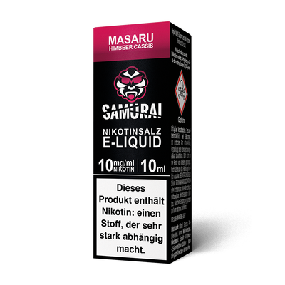 Liquid Masaru Himbeer Cassis - Samurai Nikotinsalz 10mg
