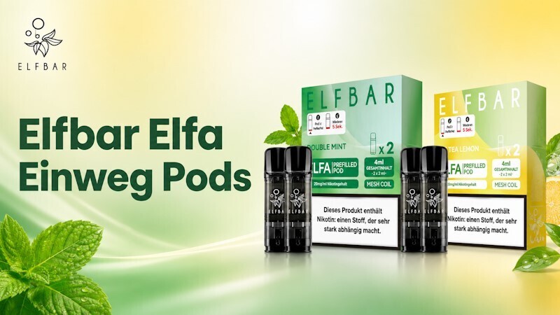 Elfbar Elfa Einweg-Pods in verschiedenen Sorten