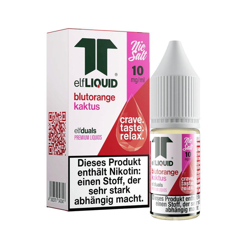 Elf-Liquid - Blutorange Kaktus - Nikotinsalz Liquid 10mg