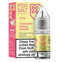 Pod Salt Xtra Strawberry Banana Rhubarb Nikotinsalz Liquid