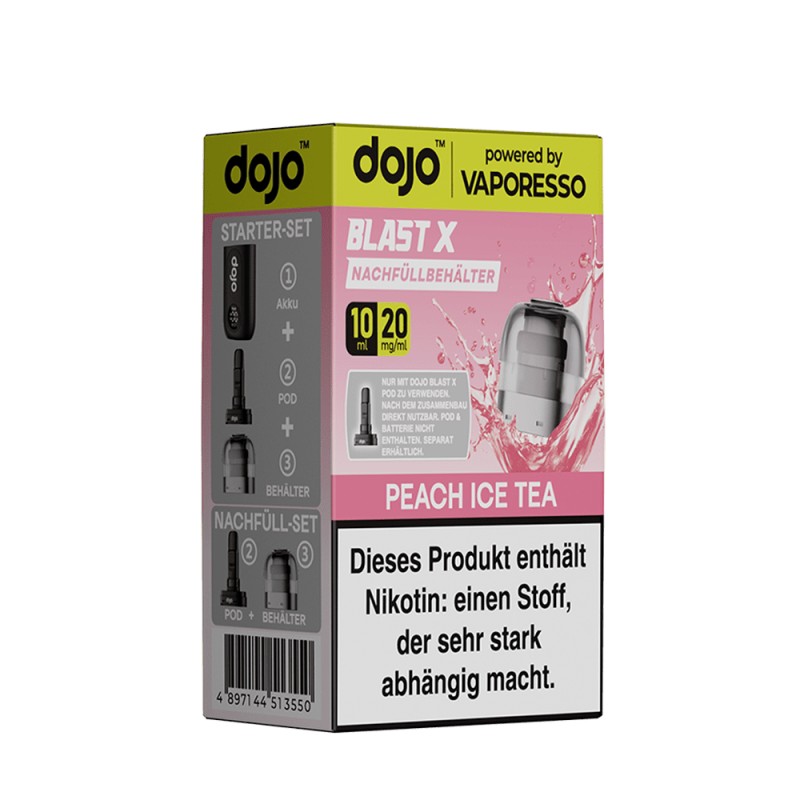 Vaporesso DOJO Blast X Peach Ice Tea Pod 20mg 10ml
