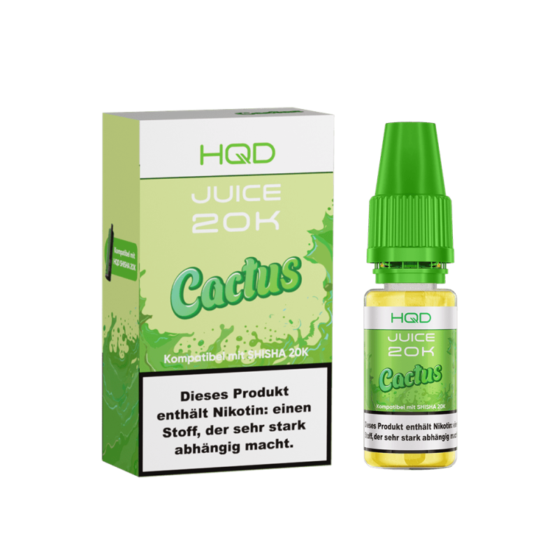 HQD Juice 20K Nikotinsalz - Cactus - 10ml Liquid 3mg