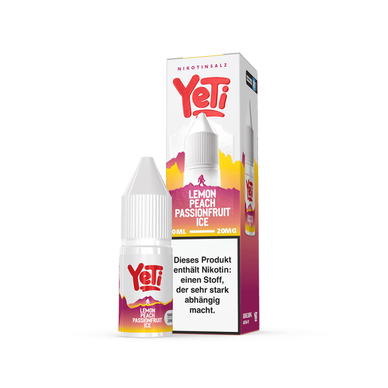 Yeti Summit Nikotinsalz - Lemon Peach Passionsfruit Ice - Overdosed 20mg