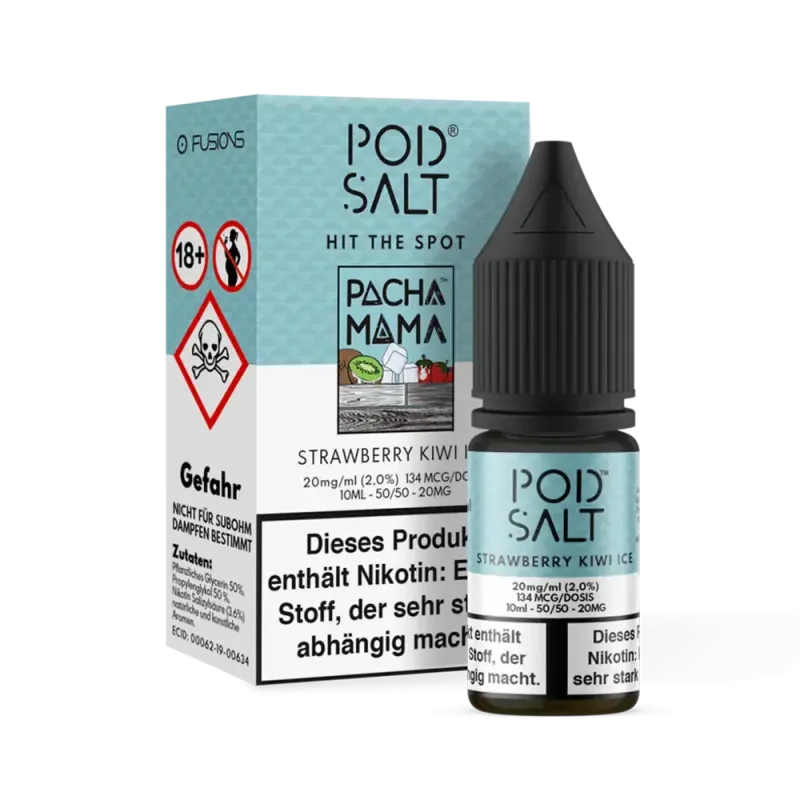 Pod Salt Fusions Strawberry Kiwi Ice Nikotinsalz