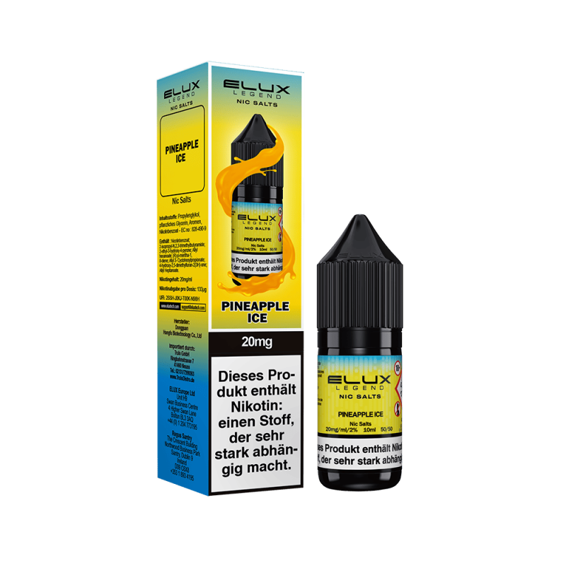 Elux Nikotinsalz Pineapple Ice Liquid 20mg 10ml
