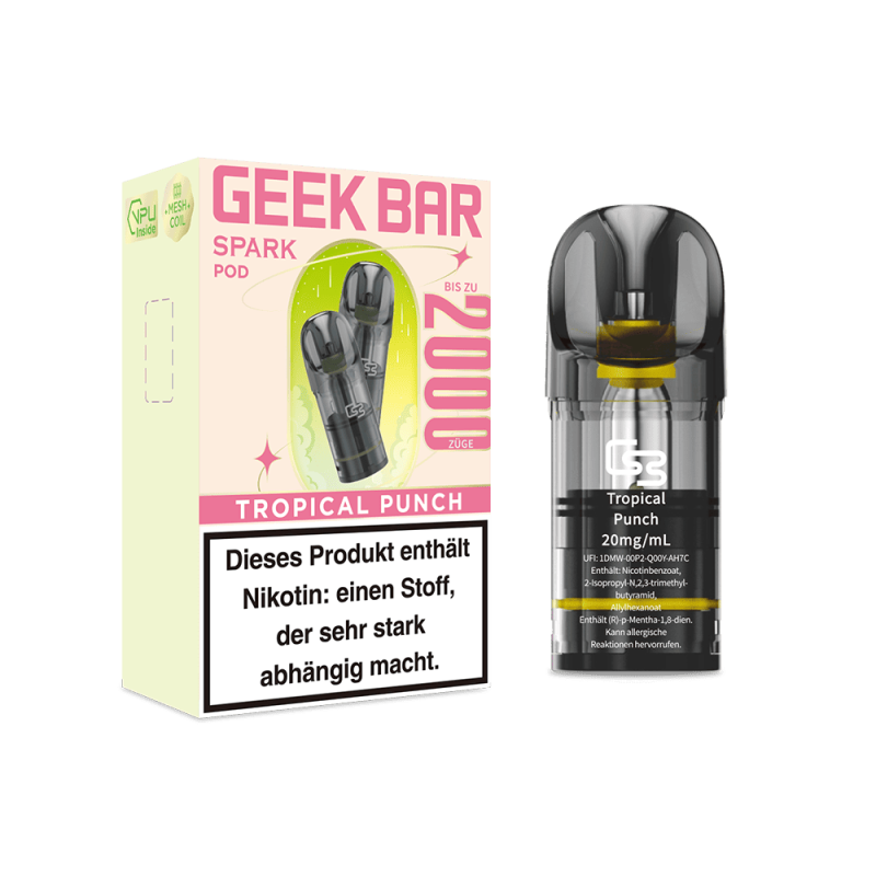 Geek Bar Spark Pod Tropical Punch 20mg Nikotinsalz (2 ml)