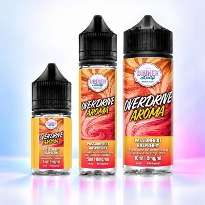 Dinner Lady Overdrive Passionfruit Raspberry Longfill-Aroma in 30 ml, 60 ml und 120 ml Flasche