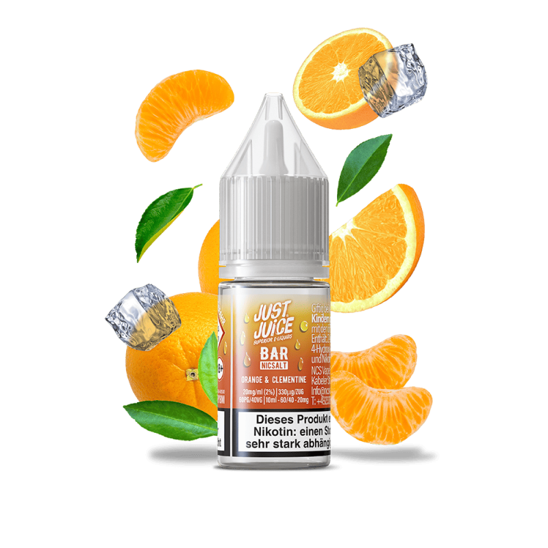 Liquid Orange & Clementine - Just Juice Bar Nikotinsalz 20mg