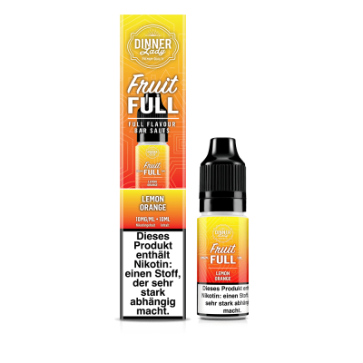 Liquid Lemon Orange - Dinner Lady Fruit Full Nikotinsalz 10mg