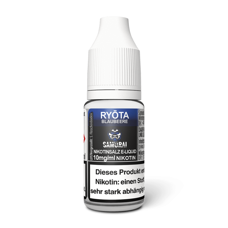 Liquid Ryota Blaubeere - Samurai Nikotinsalz 10mg