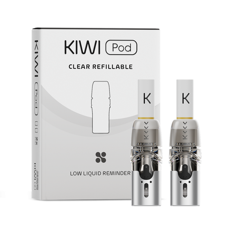 KIWI 2 - Pod inkl. Filter Tip Transparent 0,8 Ohm