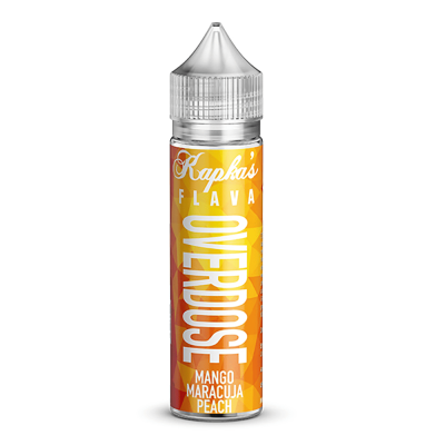 Kapka`s Aroma Longfill - Mango Maracuja Peach Overdose - 6ml Aroma in 60ml Flasche