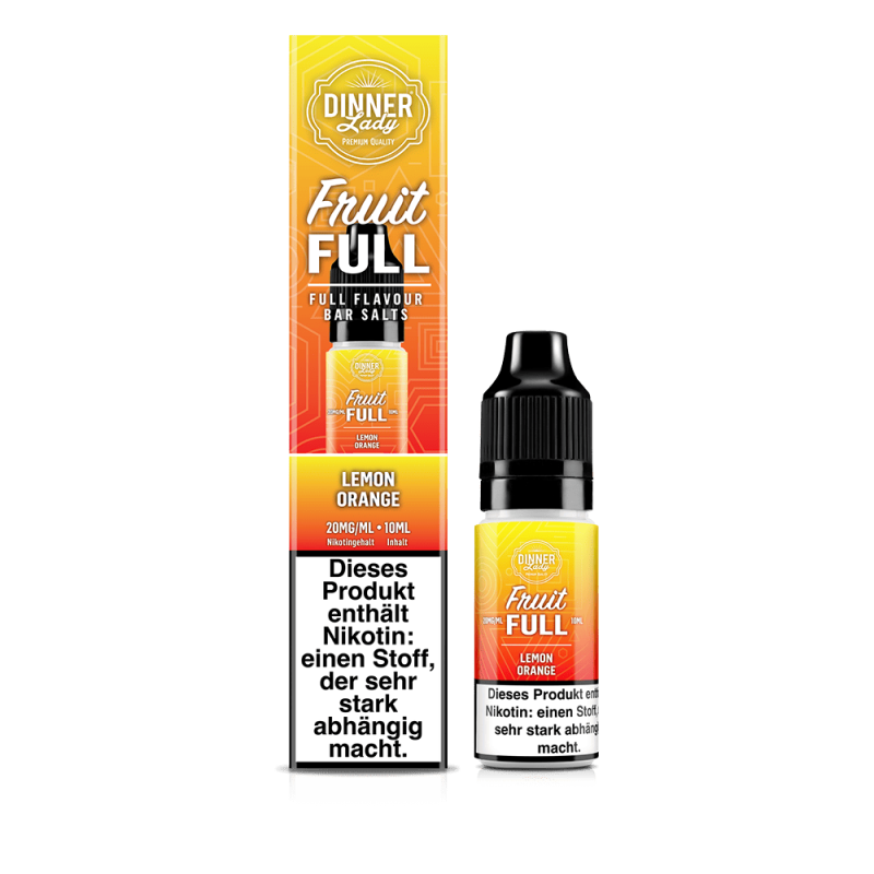 Liquid Lemon Orange - Dinner Lady Fruit Full Nikotinsalz 20mg
