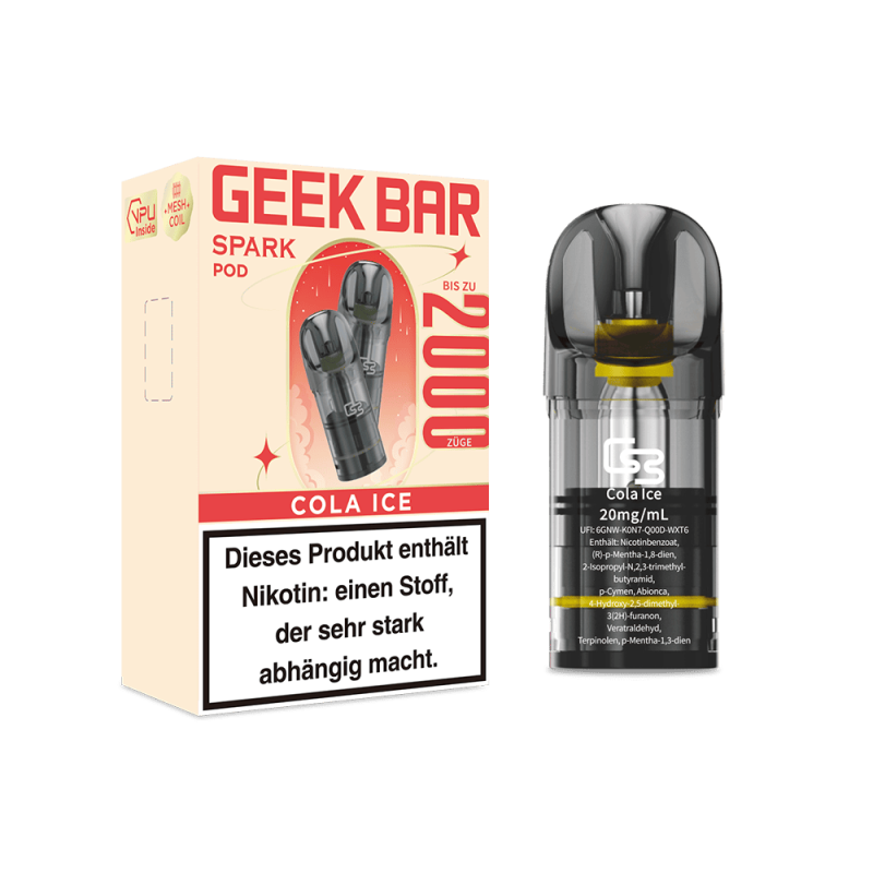 Geek Bar Spark Pod Cola Ice 20mg Nikotinsalz (2 ml)