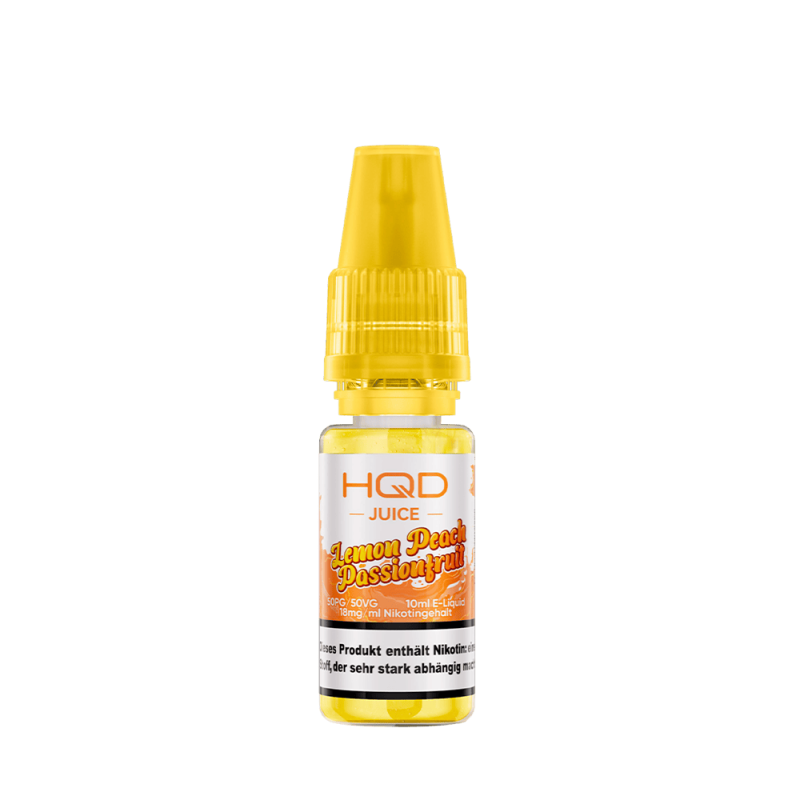 HQD Juice Lemon Peach Passionfruit Nikotinsalz Liquid 18 mg