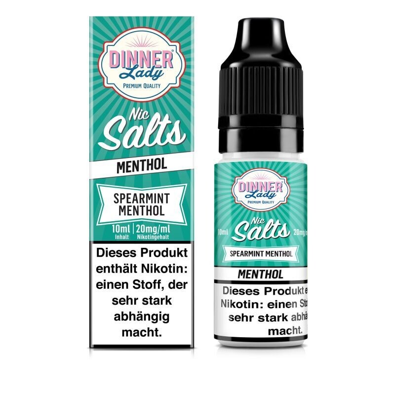 Liquid Spearmint Menthol - Dinner Lady Nikotinsalz