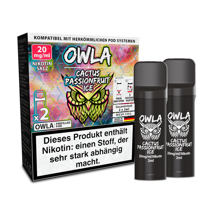 OWLA Pod - Cactus Passionfruit Ice - 20mg Nikotinsalz