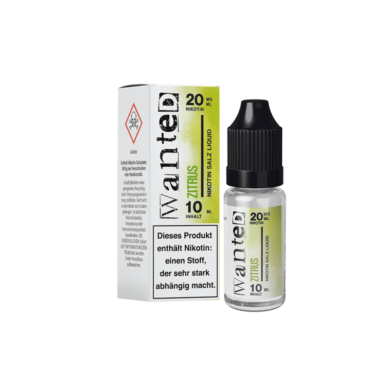 Liquid Zitrus - Wanted Overdosed Nikotinsalz 20mg