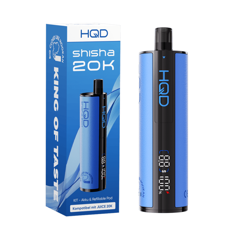 HQD Shisha 20K Refillable Pod Kit - Blue