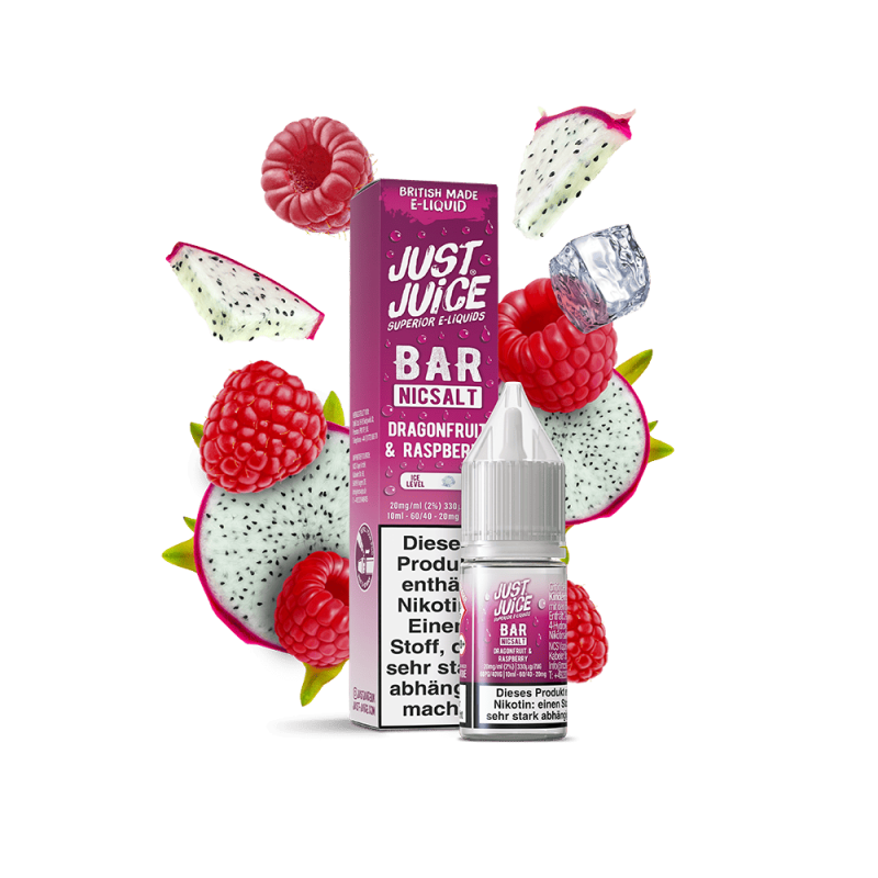 Liquid Dragonfruit & Raspberry - Just Juice Bar Nikotinsalz