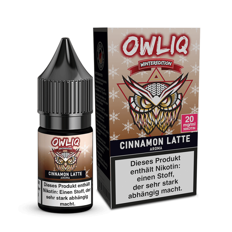 OWLIQ Nikotinsalz Weihnachtsedition - Cinnamon Latte - 20mg