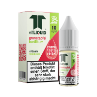 Elf-Liquid - Granatapfel Basilikum - Nikotinsalz Liquid 10mg