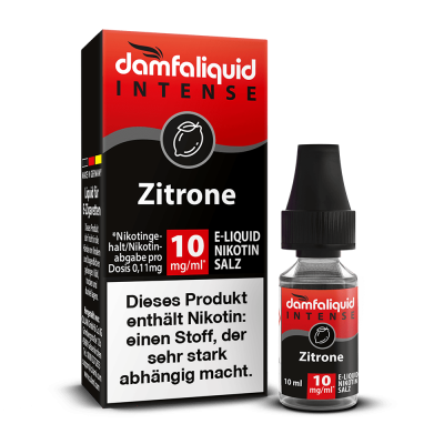 damfaliquid Nikotinsalz Zitrone INTENSE