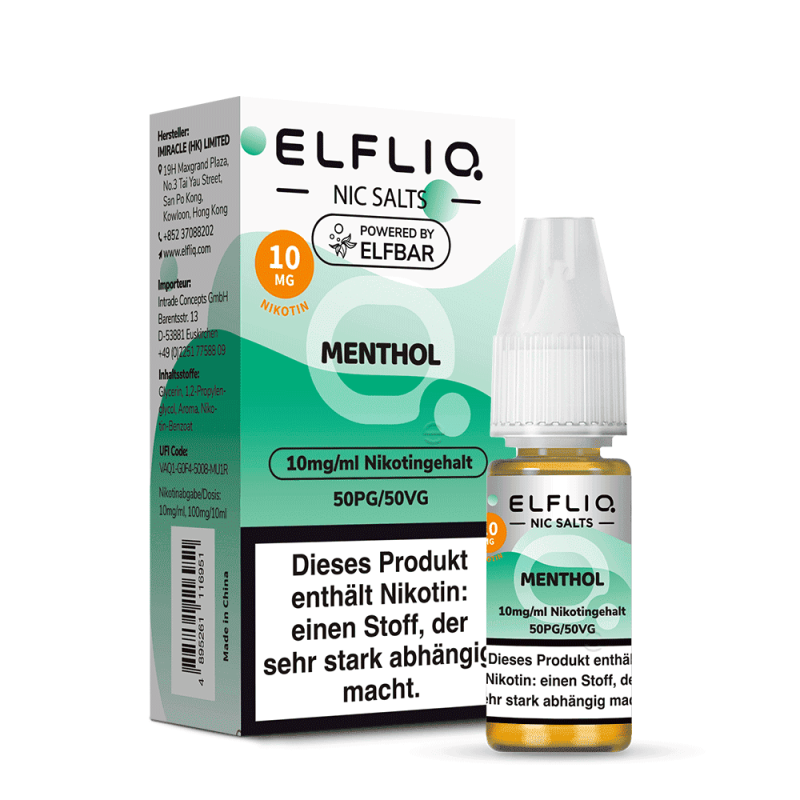 Liquid Menthol - Elfliq Nikotinsalz 10mg