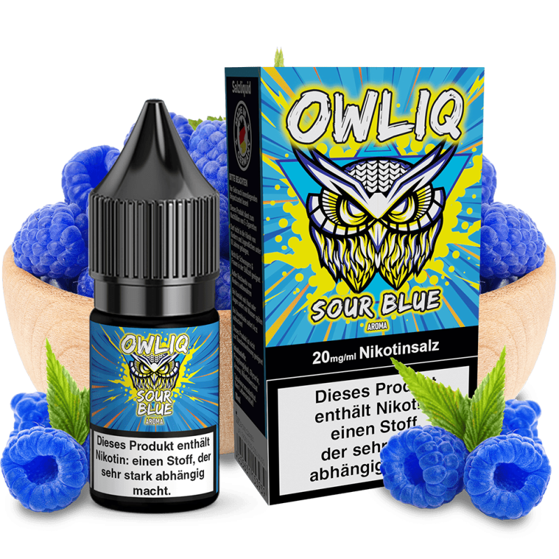 OWLIQ Nikotinsalz Sour Blue 10ml 20mg