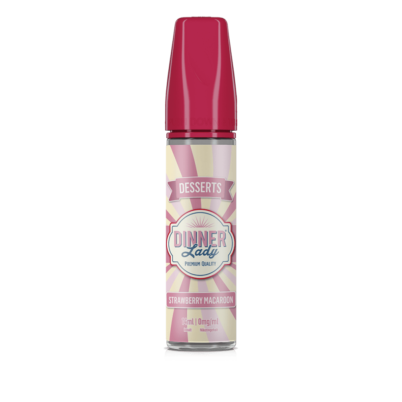 Dinner Lady Aroma Longfill - Strawberry Macaroon - 14ml in 60ml Flasche  C