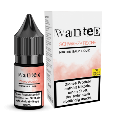 Wanted Overdosed Schwarzkirsche Nikotinsalz-Liquid 10 ml