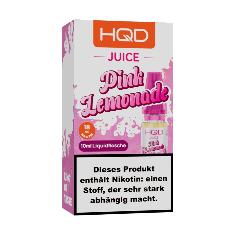 HQD Juice Nikotinsalz - Pink Lemonade - 10ml Liquid 18mg