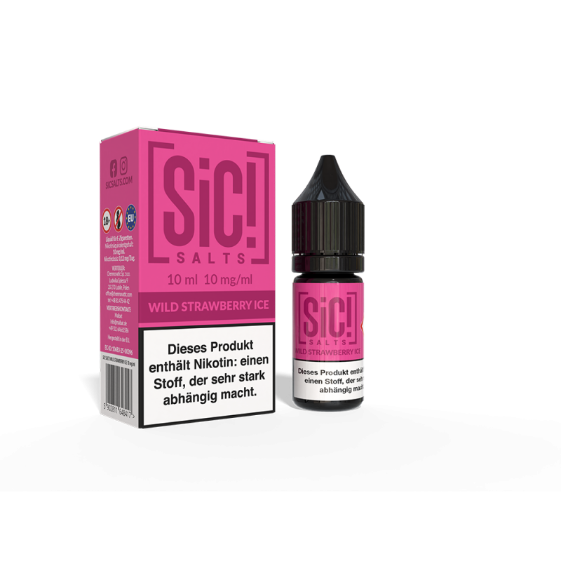 SIC Nikotinsalz Wild Strawberry Ice 10ml Liquid 10mg