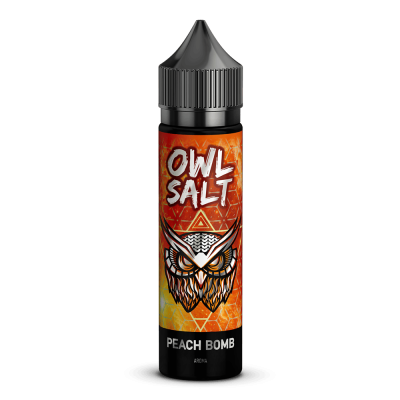 OWL Salt Aroma Longfill - Peach Bomb - 10ml in 60ml Flasche