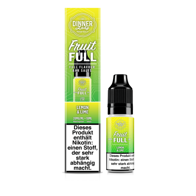 Liquid Lemon Lime - Dinner Lady Fruit Full Nikotinsalz 20mg